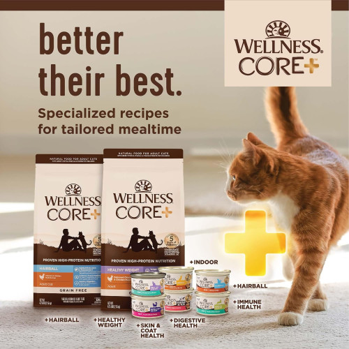 Wellness CORE Grain Free (8852) Indoor Adult : Deboned Chicken, Turkey Meal & Chicken Meal Recipe 無穀物室內成貓 雞肉+火雞 5lb (新包裝 升級版) (EXP: 9月/2027) Wellness CORE Grain Free (8852) Indoor Adult : Deboned Chicken, Turkey Meal & Chicken Meal Recipe 無穀物室內成貓 雞肉+火雞 5lb (新包裝 升級版) (EXP: 9月/2027)